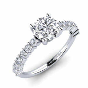 Engagement Ring Manilla 1 ct